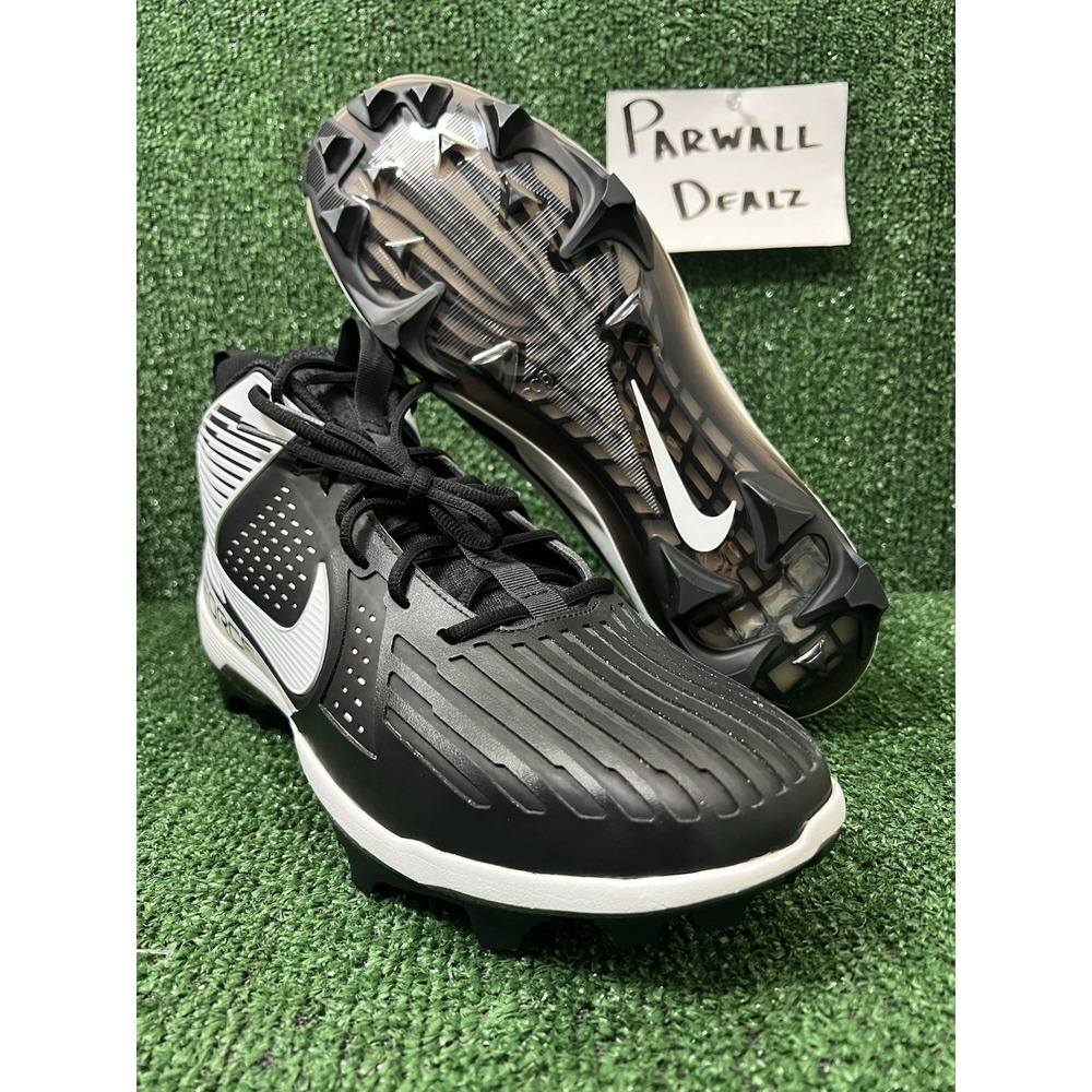 Nike Force Savage Pro 3 Football Cleats Black White Men's Size 16 DA5453-005